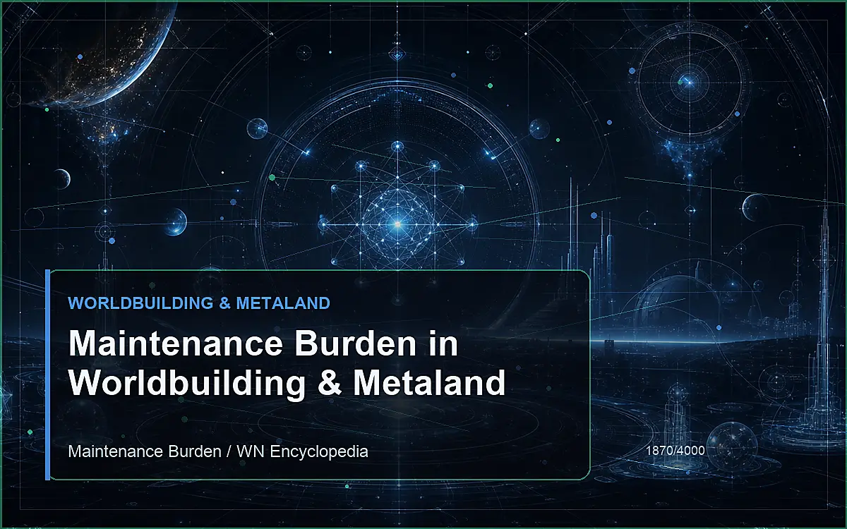 AI-generated encyclopedia reference image for Maintenance Burden in Worldbuilding & Metaland