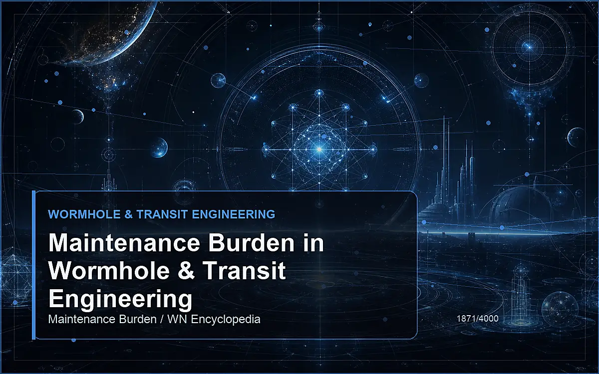 AI-generated encyclopedia reference image for Maintenance Burden in Wormhole & Transit Engineering