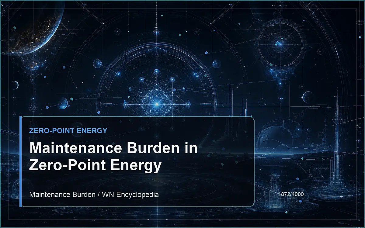 AI-generated encyclopedia reference image for Maintenance Burden in Zero-Point Energy