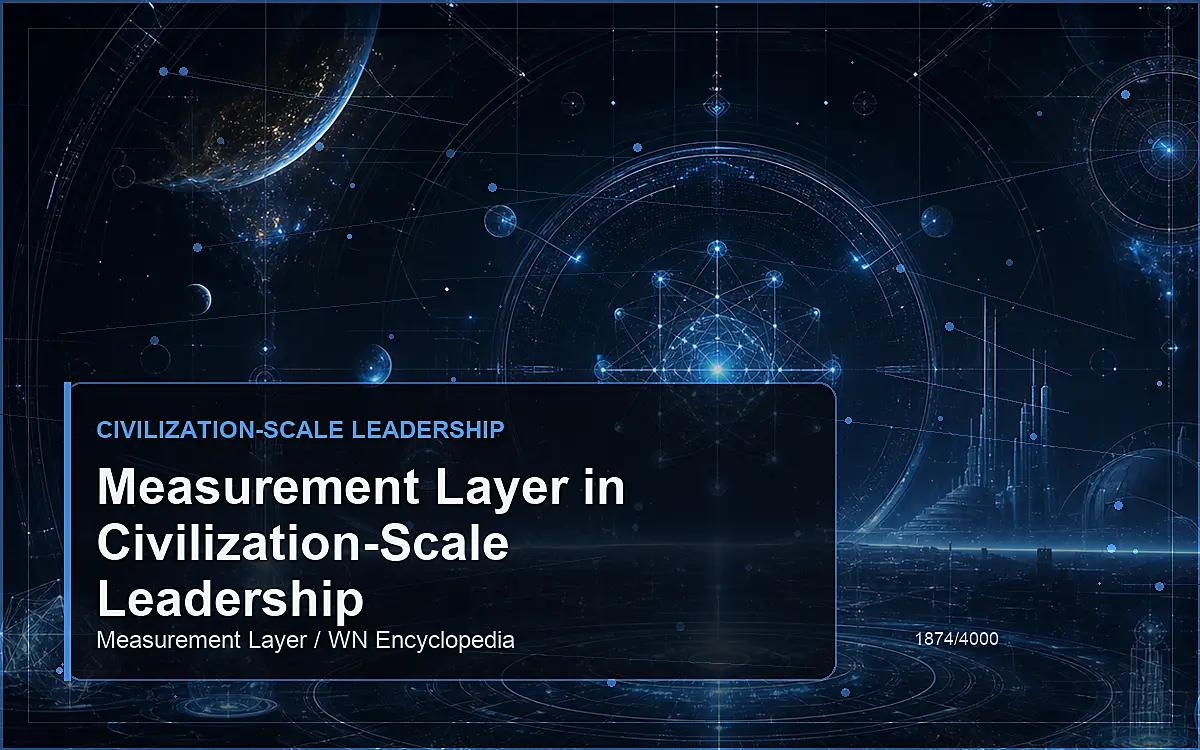 AI-generated encyclopedia reference image for Measurement Layer in Civilization-Scale Leadership