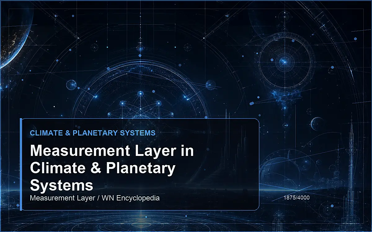 AI-generated encyclopedia reference image for Measurement Layer in Climate & Planetary Systems