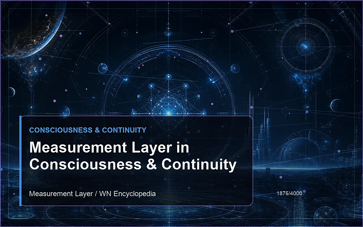 AI-generated encyclopedia reference image for Measurement Layer in Consciousness & Continuity