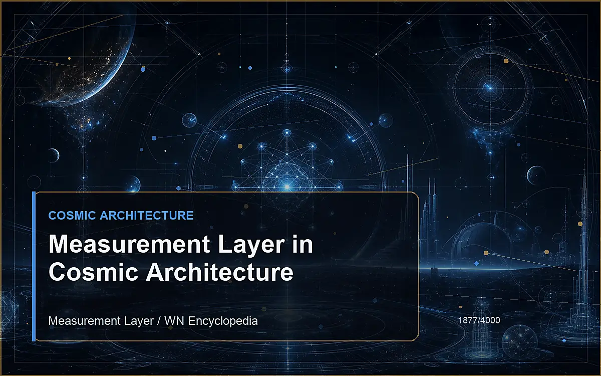AI-generated encyclopedia reference image for Measurement Layer in Cosmic Architecture
