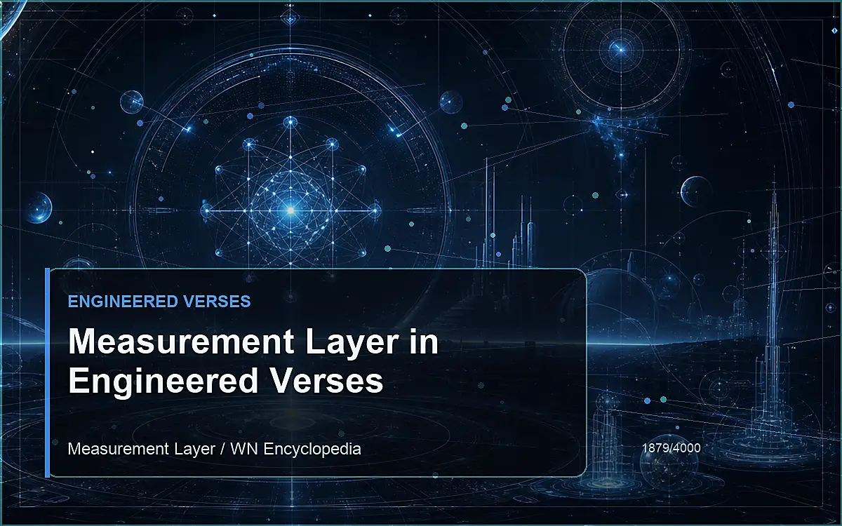 AI-generated encyclopedia reference image for Measurement Layer in Engineered Verses