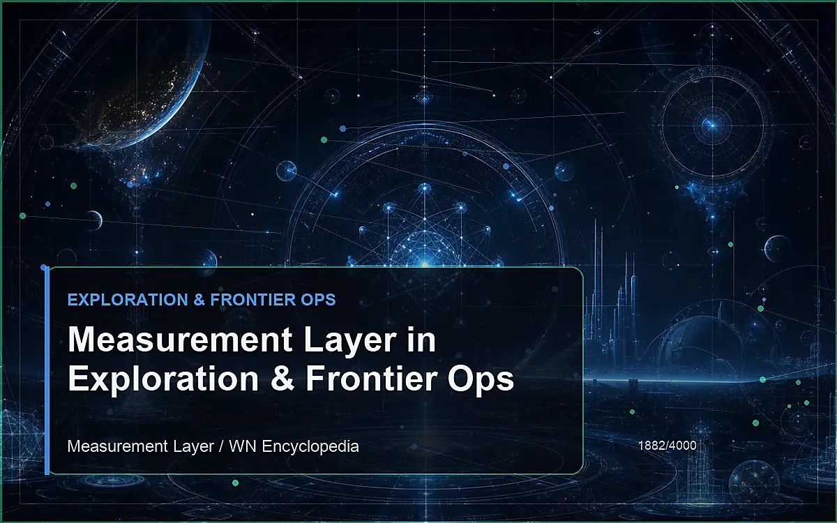 AI-generated encyclopedia reference image for Measurement Layer in Exploration & Frontier Ops
