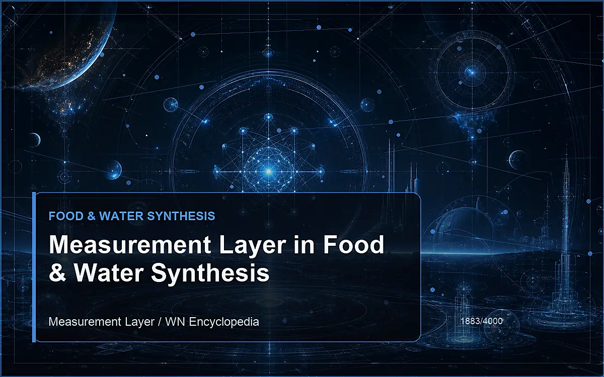 AI-generated encyclopedia reference image for Measurement Layer in Food & Water Synthesis