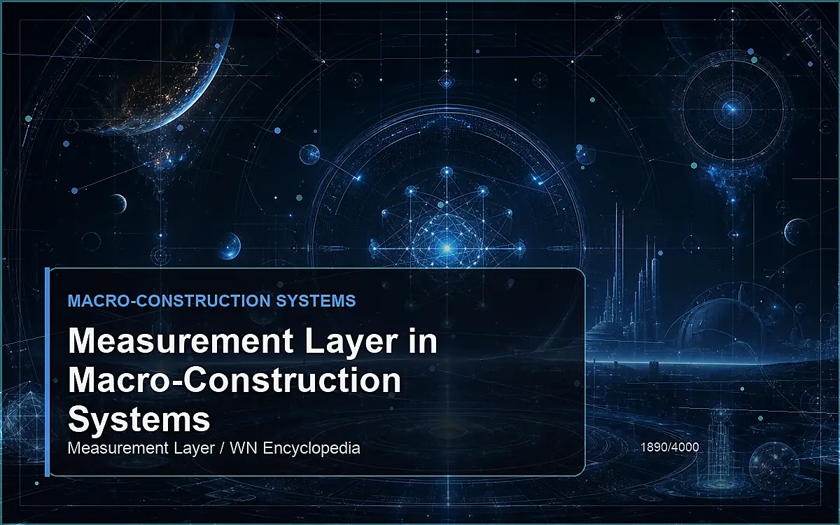 AI-generated encyclopedia reference image for Measurement Layer in Macro-Construction Systems