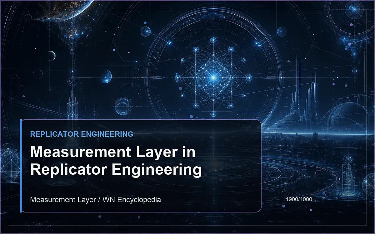 AI-generated encyclopedia reference image for Measurement Layer in Replicator Engineering