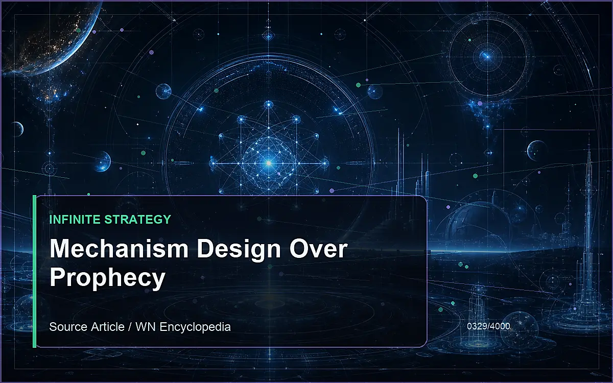 AI-generated encyclopedia reference image for Mechanism Design Over Prophecy