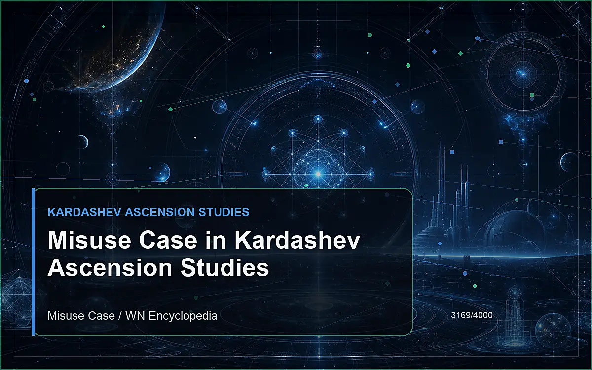 AI-generated encyclopedia reference image for Misuse Case in Kardashev Ascension Studies