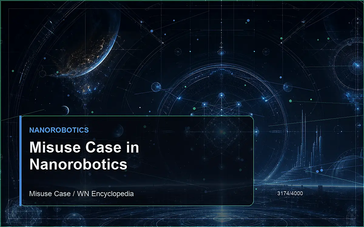 AI-generated encyclopedia reference image for Misuse Case in Nanorobotics
