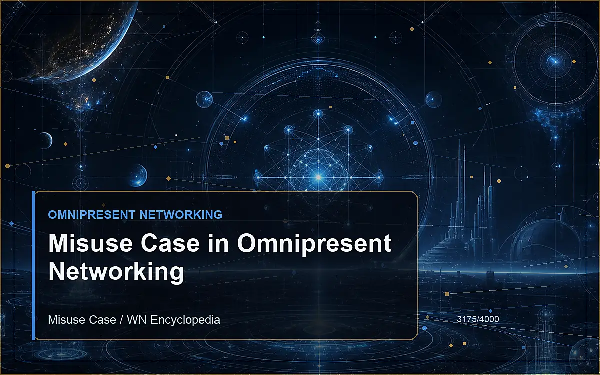 AI-generated encyclopedia reference image for Misuse Case in Omnipresent Networking