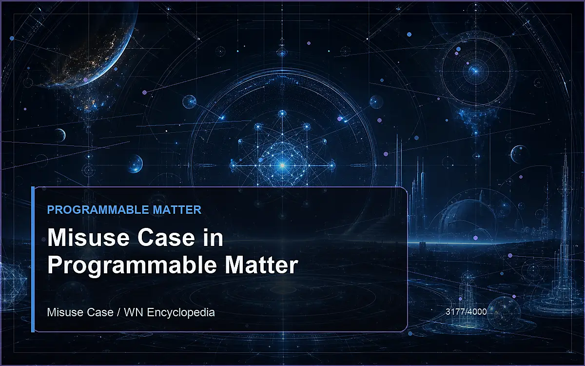 AI-generated encyclopedia reference image for Misuse Case in Programmable Matter