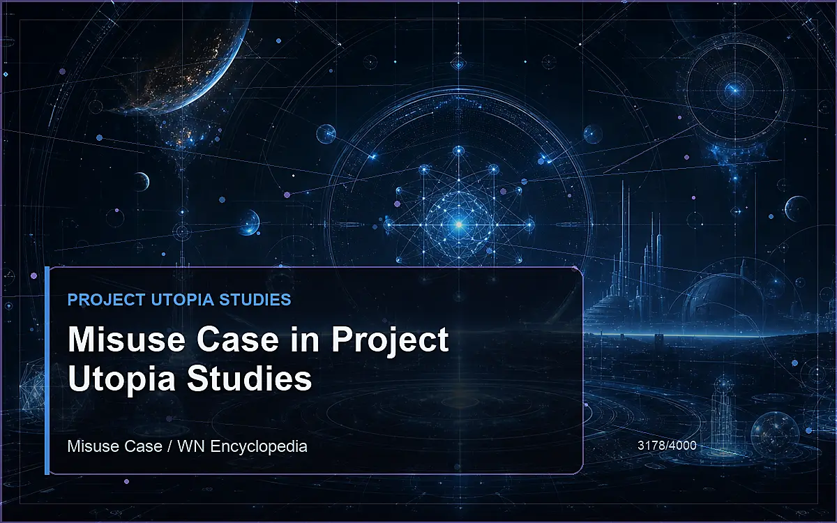 AI-generated encyclopedia reference image for Misuse Case in Project Utopia Studies