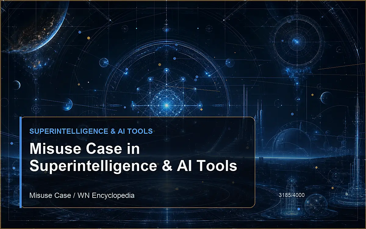 AI-generated encyclopedia reference image for Misuse Case in Superintelligence & AI Tools