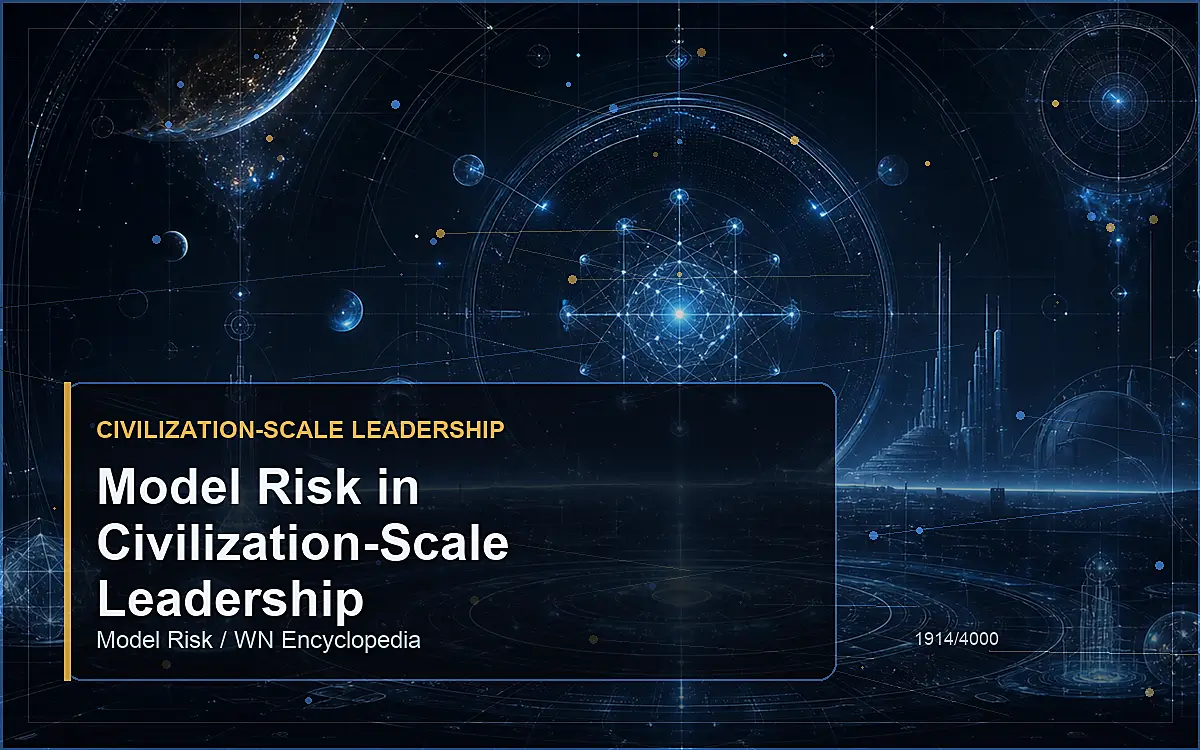 AI-generated encyclopedia reference image for Model Risk in Civilization-Scale Leadership