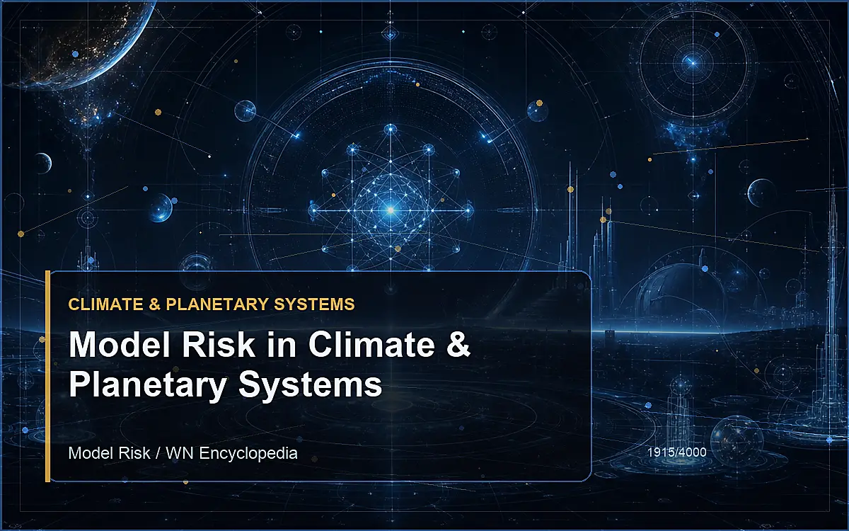 AI-generated encyclopedia reference image for Model Risk in Climate & Planetary Systems