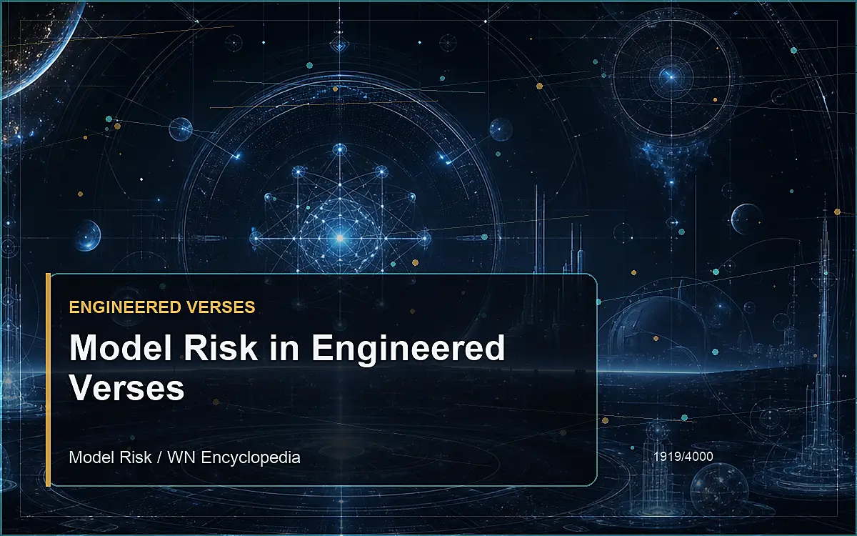 AI-generated encyclopedia reference image for Model Risk in Engineered Verses