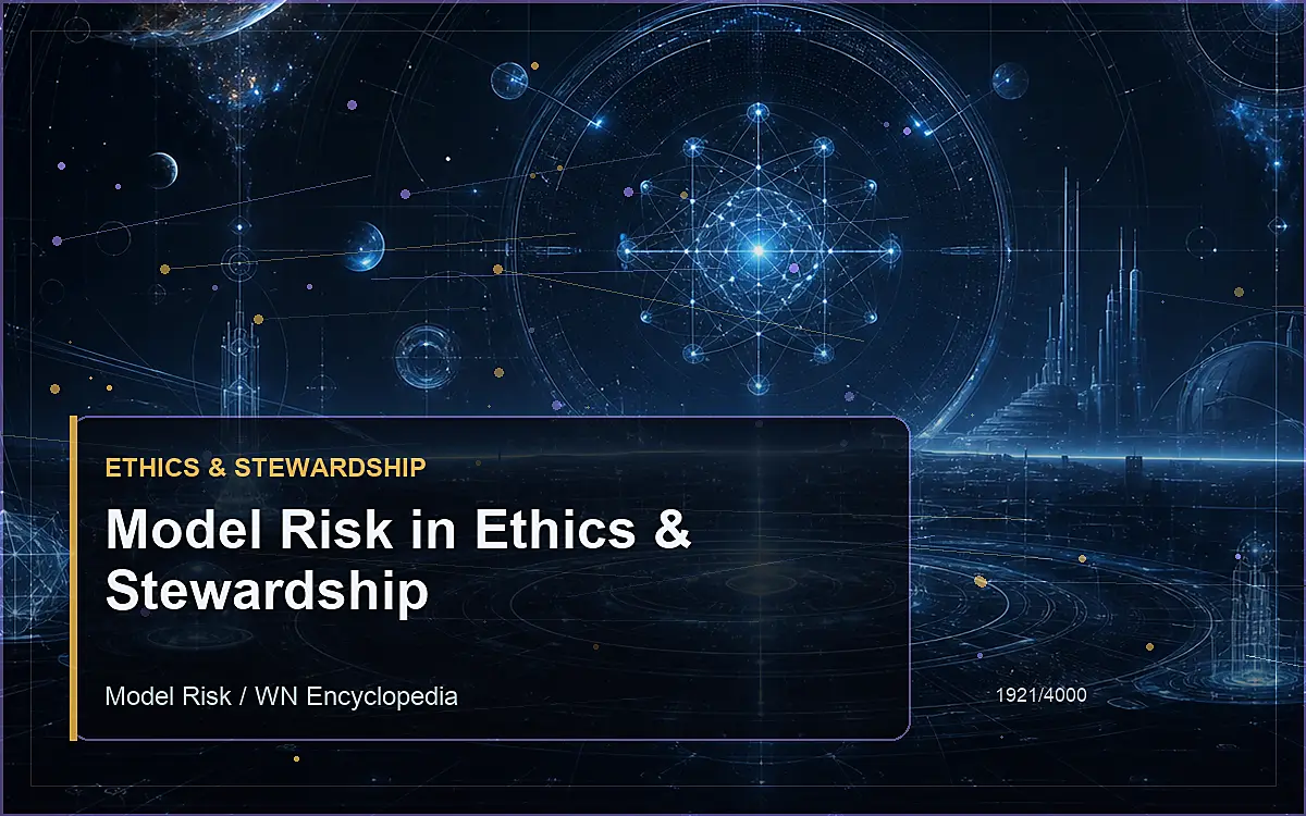 AI-generated encyclopedia reference image for Model Risk in Ethics & Stewardship