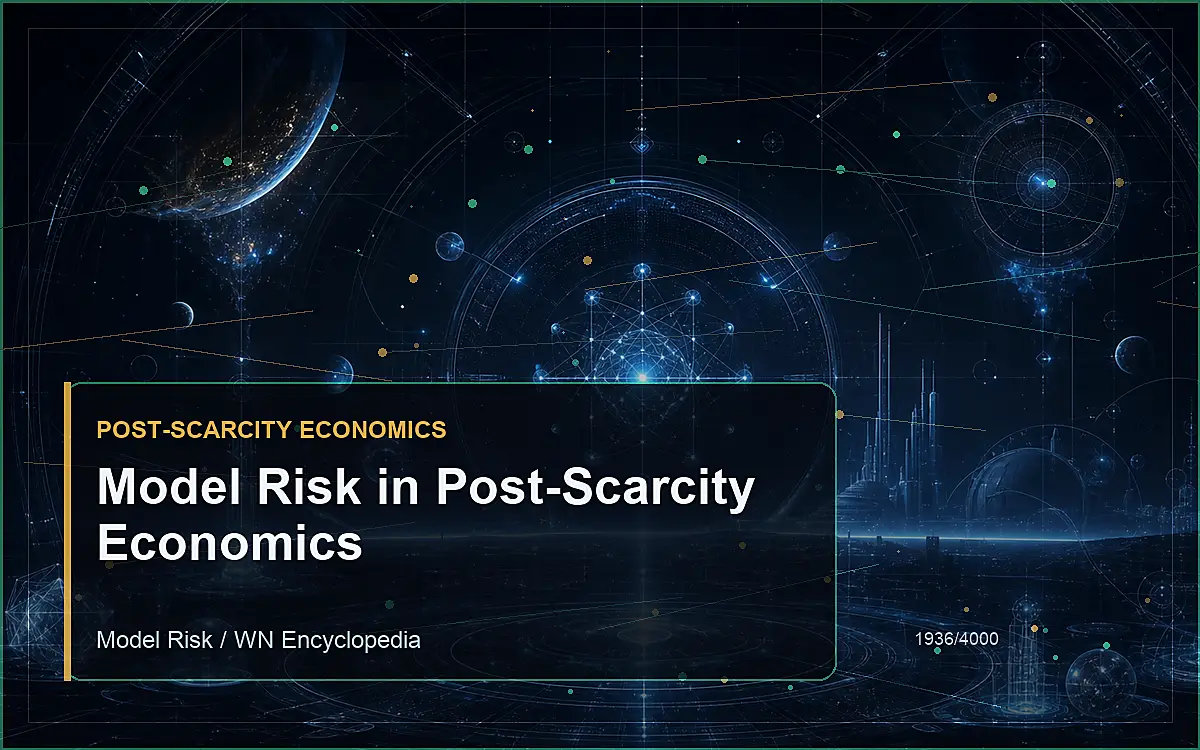 AI-generated encyclopedia reference image for Model Risk in Post-Scarcity Economics