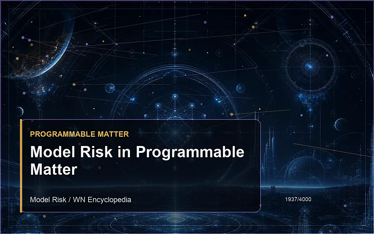AI-generated encyclopedia reference image for Model Risk in Programmable Matter
