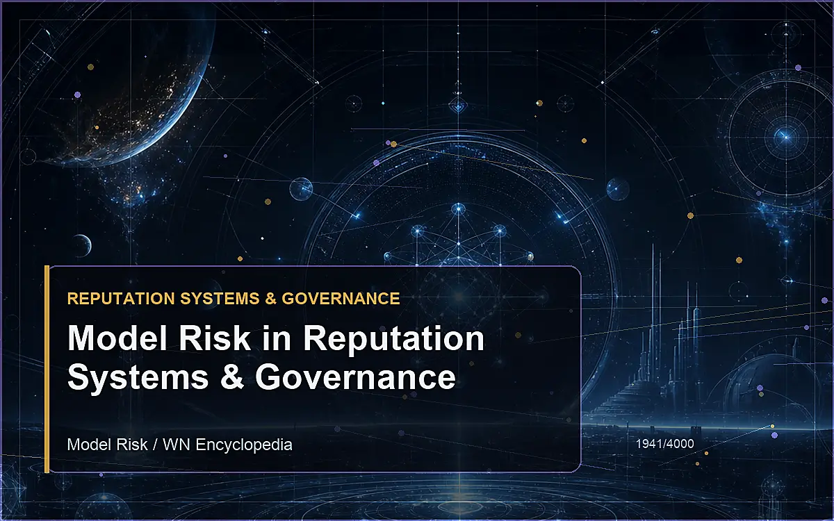 AI-generated encyclopedia reference image for Model Risk in Reputation Systems & Governance