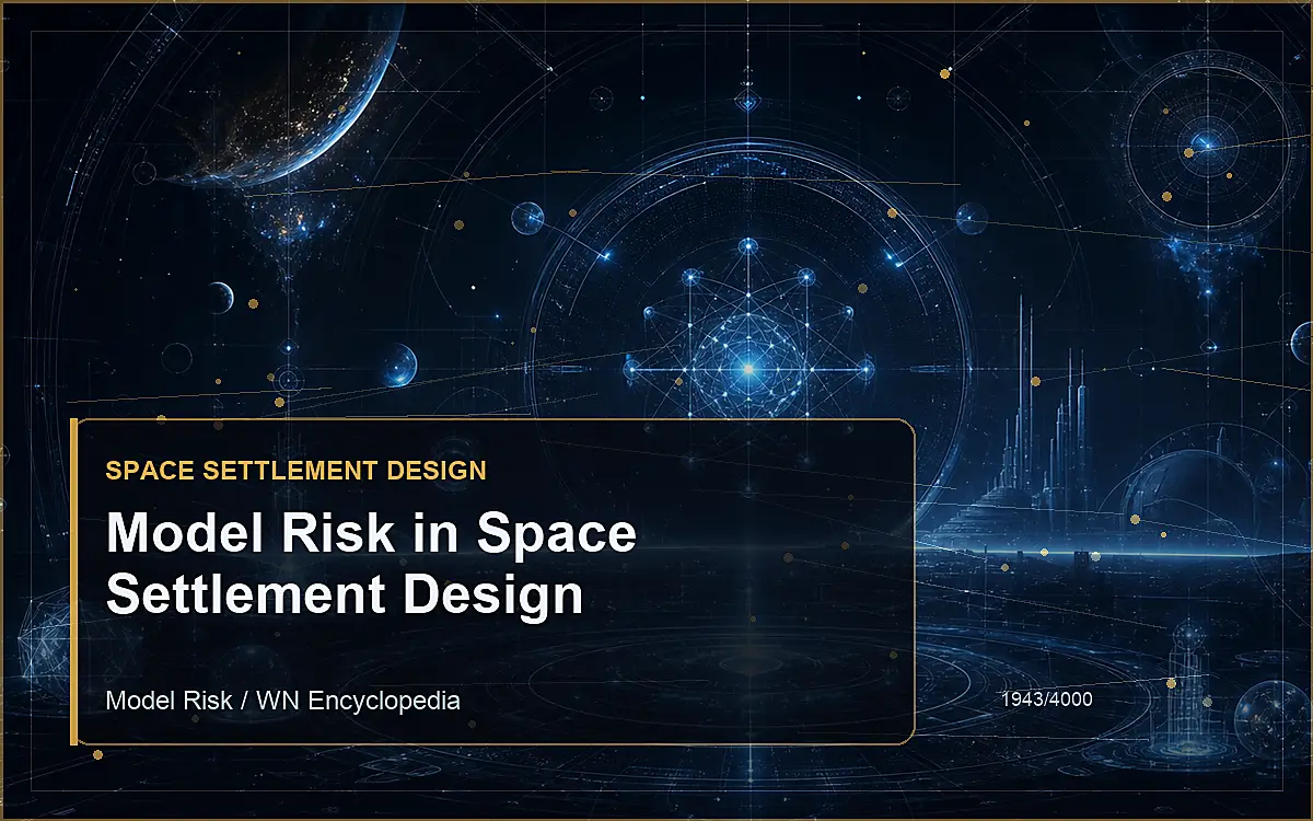 AI-generated encyclopedia reference image for Model Risk in Space Settlement Design