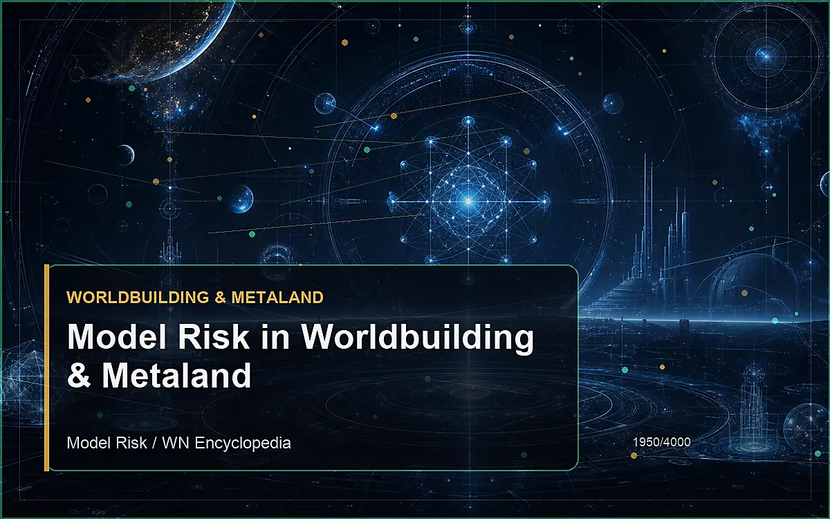 AI-generated encyclopedia reference image for Model Risk in Worldbuilding & Metaland