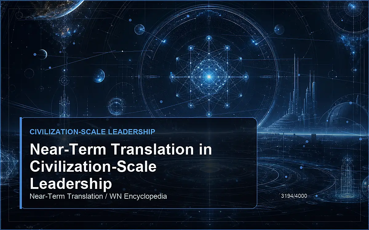 AI-generated encyclopedia reference image for Near-Term Translation in Civilization-Scale Leadership
