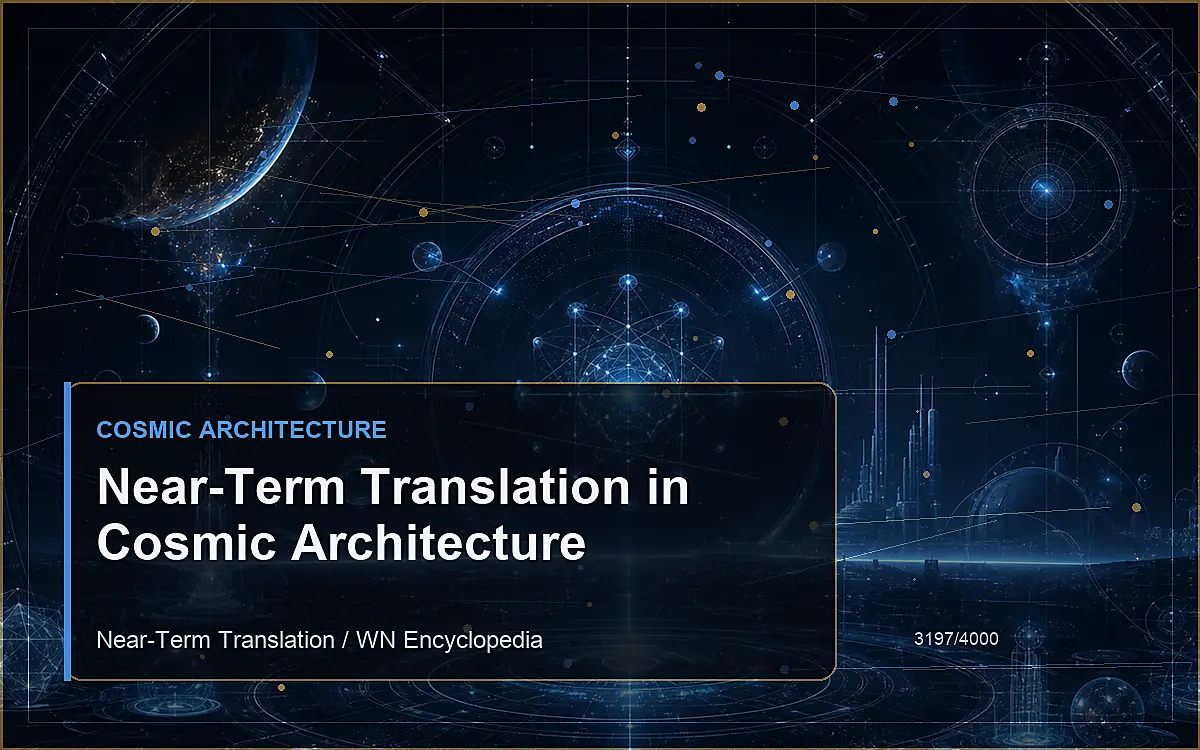 AI-generated encyclopedia reference image for Near-Term Translation in Cosmic Architecture