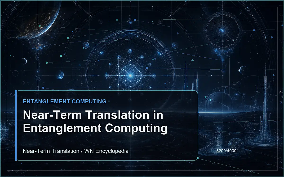 AI-generated encyclopedia reference image for Near-Term Translation in Entanglement Computing