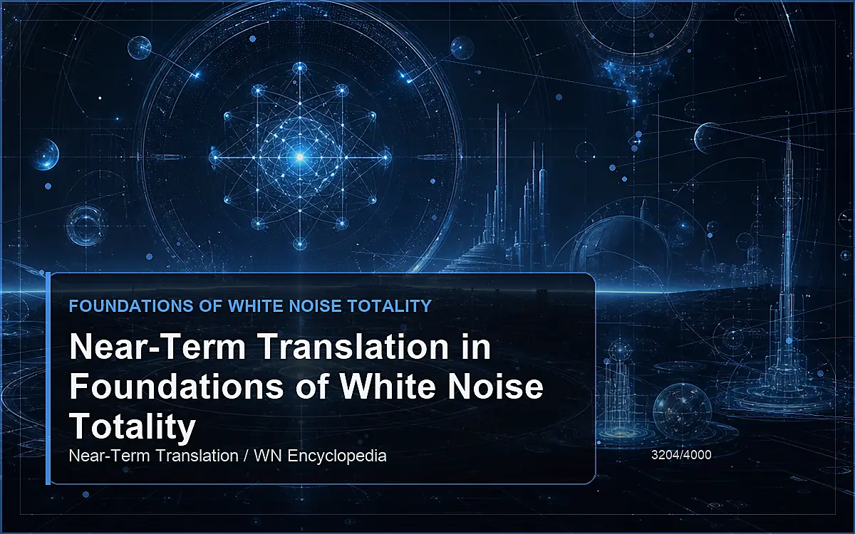 AI-generated encyclopedia reference image for Near-Term Translation in Foundations of White Noise Totality