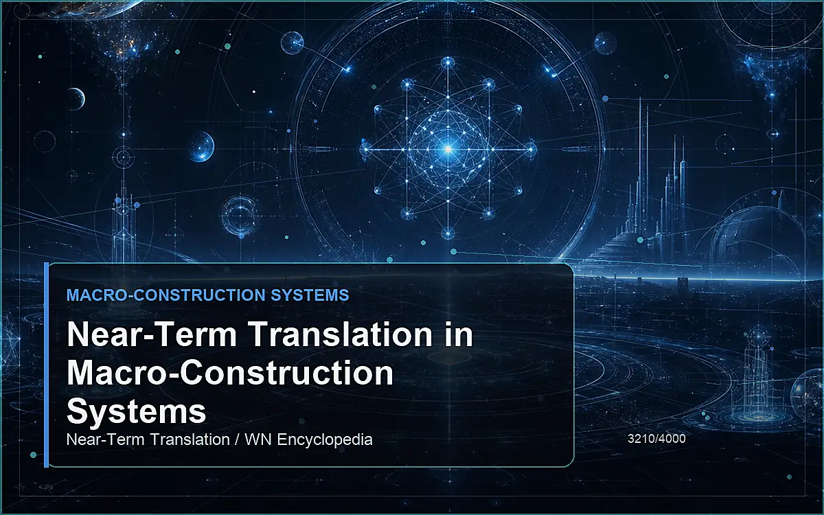 AI-generated encyclopedia reference image for Near-Term Translation in Macro-Construction Systems