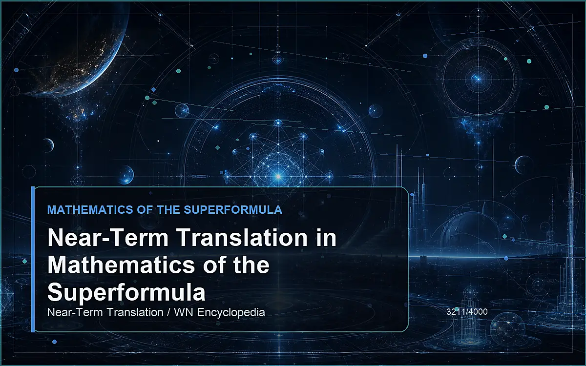 AI-generated encyclopedia reference image for Near-Term Translation in Mathematics of the Superformula