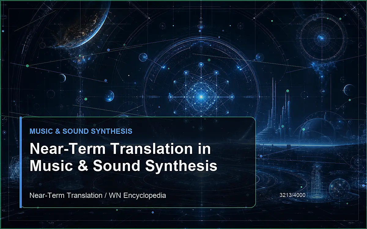 AI-generated encyclopedia reference image for Near-Term Translation in Music & Sound Synthesis