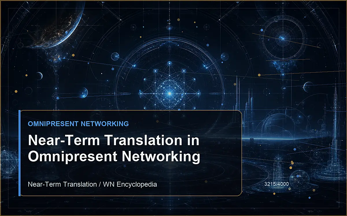 AI-generated encyclopedia reference image for Near-Term Translation in Omnipresent Networking