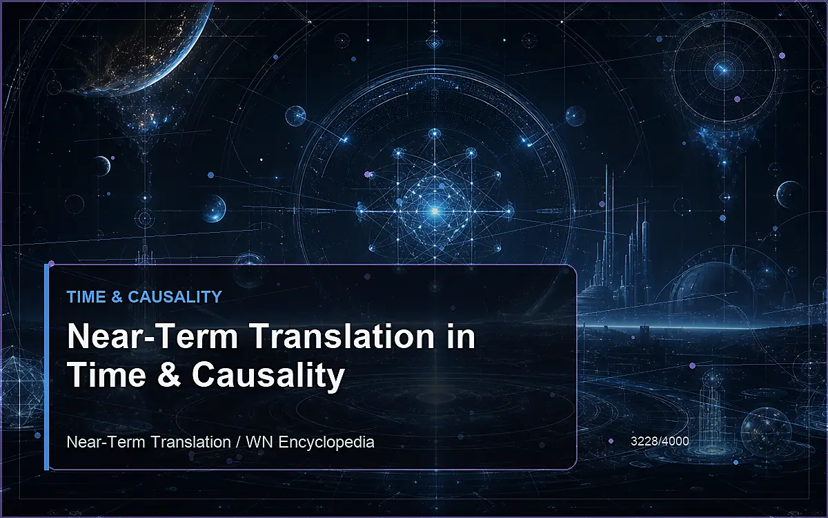 AI-generated encyclopedia reference image for Near-Term Translation in Time & Causality