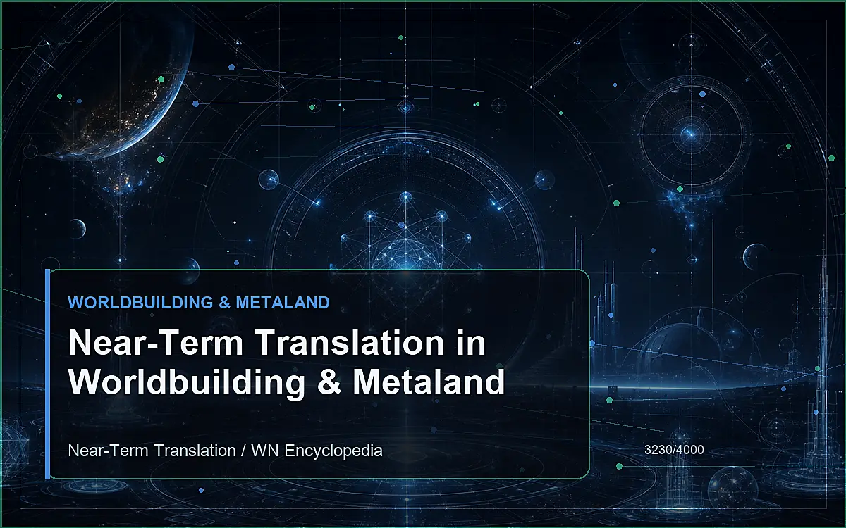 AI-generated encyclopedia reference image for Near-Term Translation in Worldbuilding & Metaland