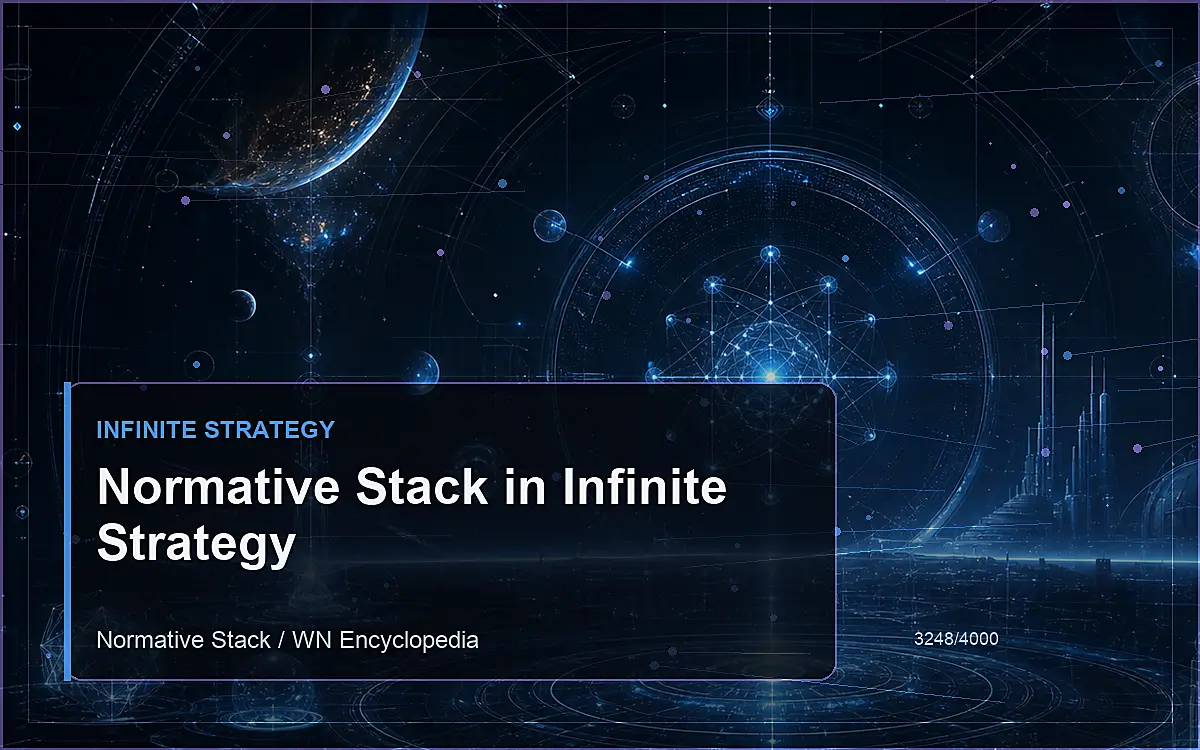 AI-generated encyclopedia reference image for Normative Stack in Infinite Strategy