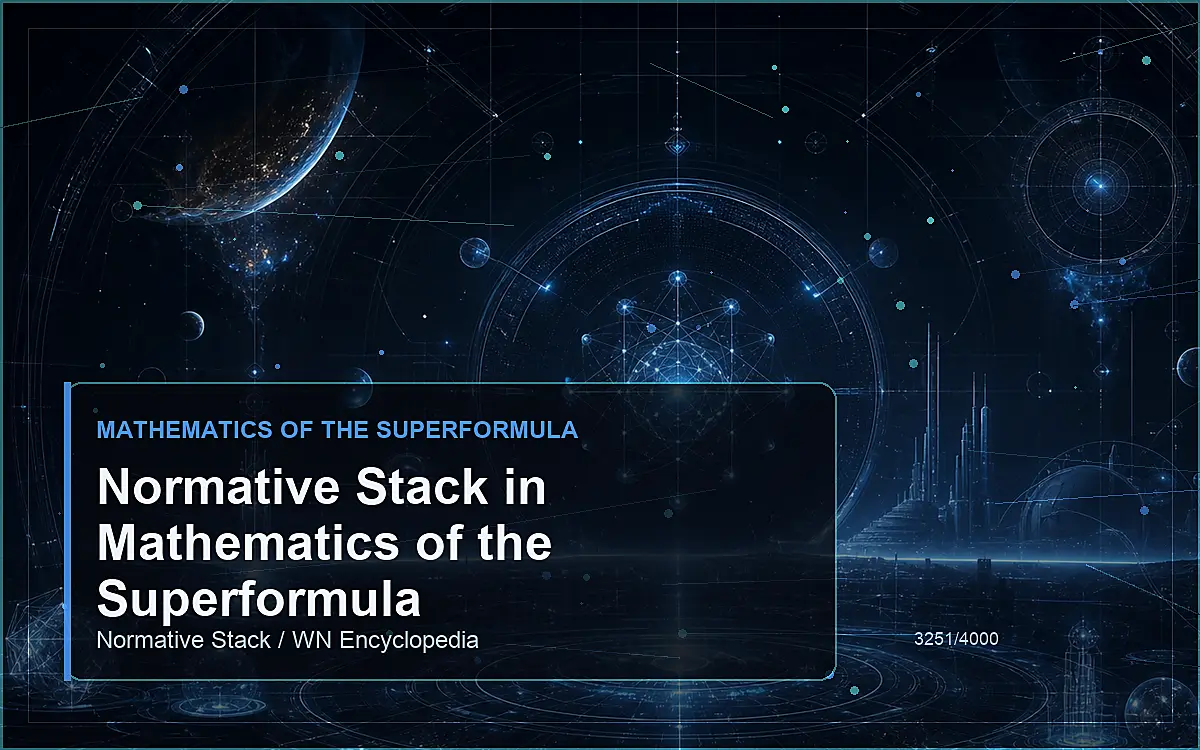 AI-generated encyclopedia reference image for Normative Stack in Mathematics of the Superformula