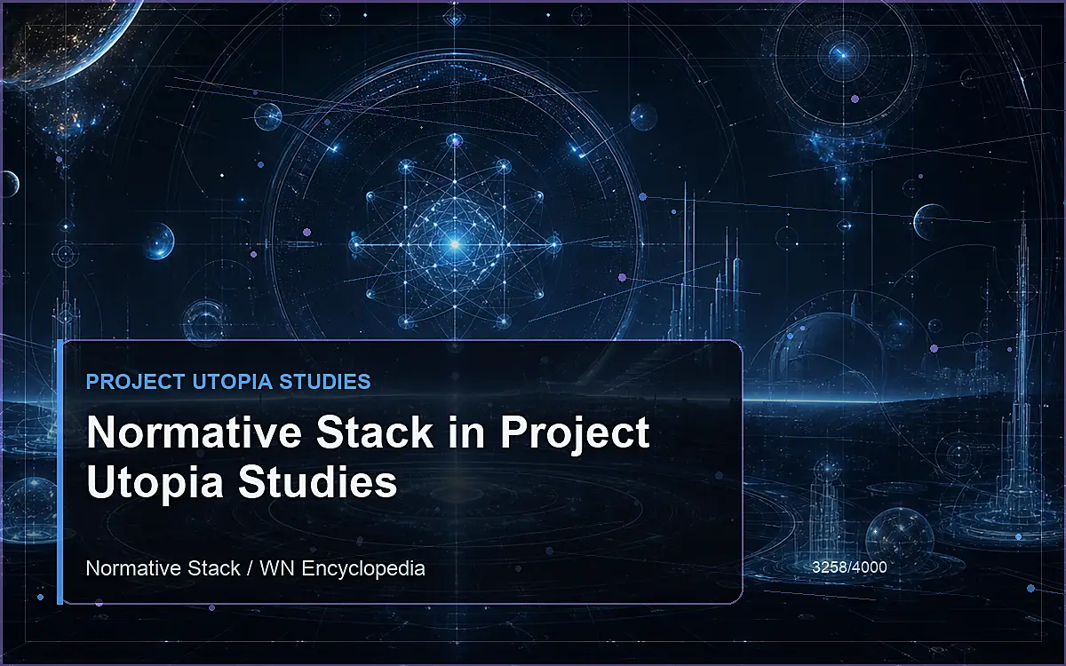 AI-generated encyclopedia reference image for Normative Stack in Project Utopia Studies