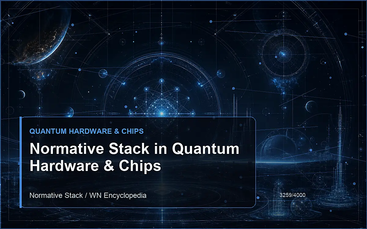 AI-generated encyclopedia reference image for Normative Stack in Quantum Hardware & Chips