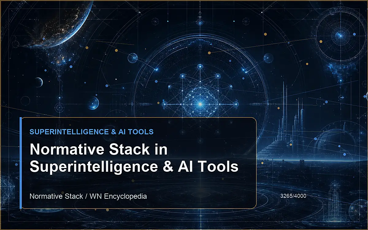 AI-generated encyclopedia reference image for Normative Stack in Superintelligence & AI Tools