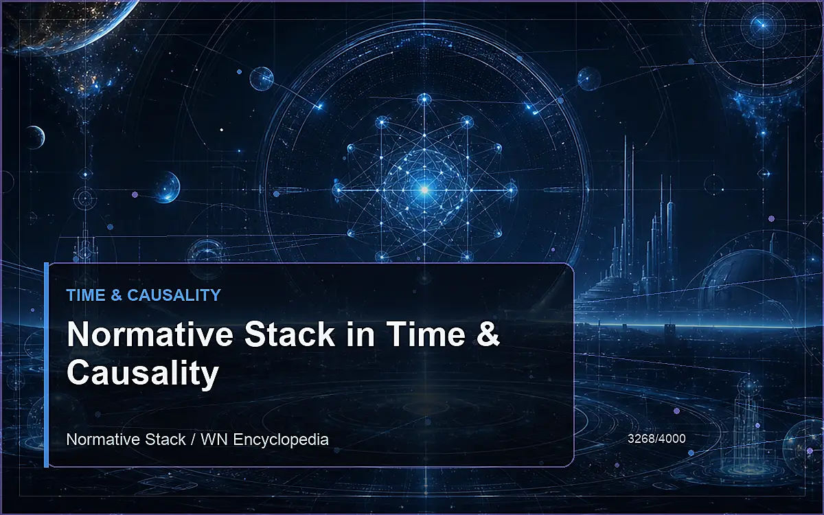 AI-generated encyclopedia reference image for Normative Stack in Time & Causality