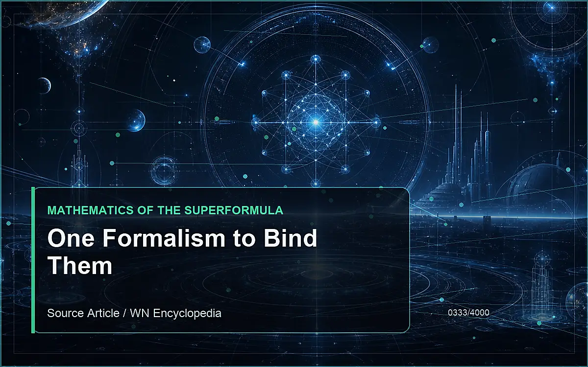 AI-generated encyclopedia reference image for One Formalism to Bind Them