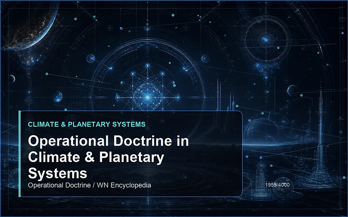 AI-generated encyclopedia reference image for Operational Doctrine in Climate & Planetary Systems
