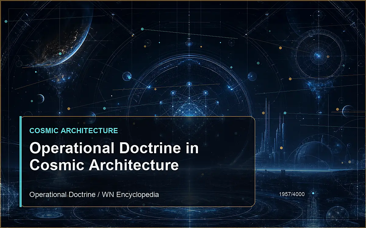 AI-generated encyclopedia reference image for Operational Doctrine in Cosmic Architecture