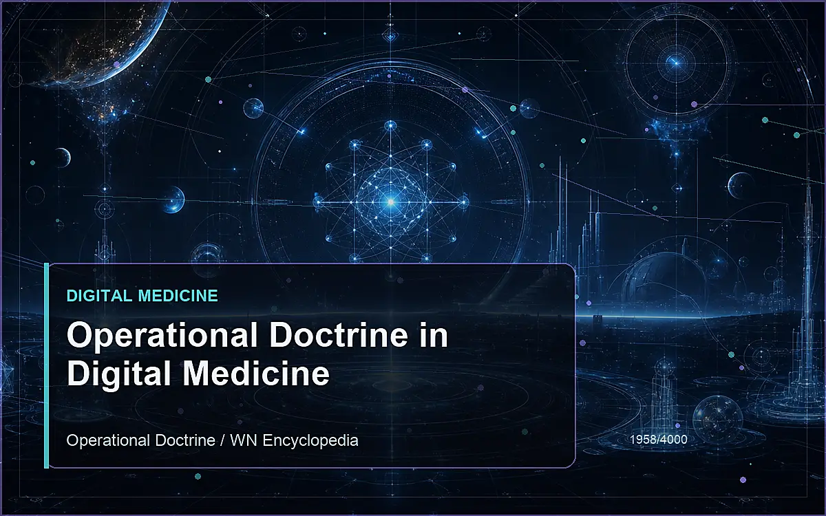 AI-generated encyclopedia reference image for Operational Doctrine in Digital Medicine