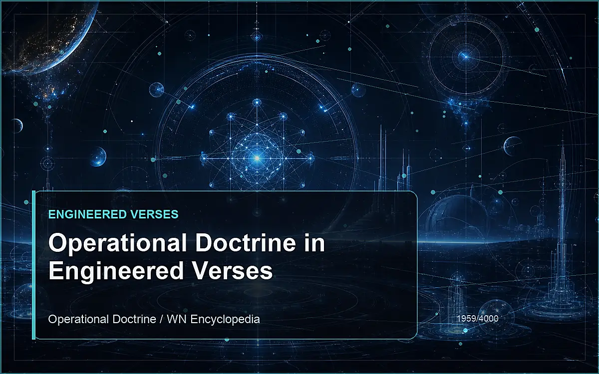 AI-generated encyclopedia reference image for Operational Doctrine in Engineered Verses