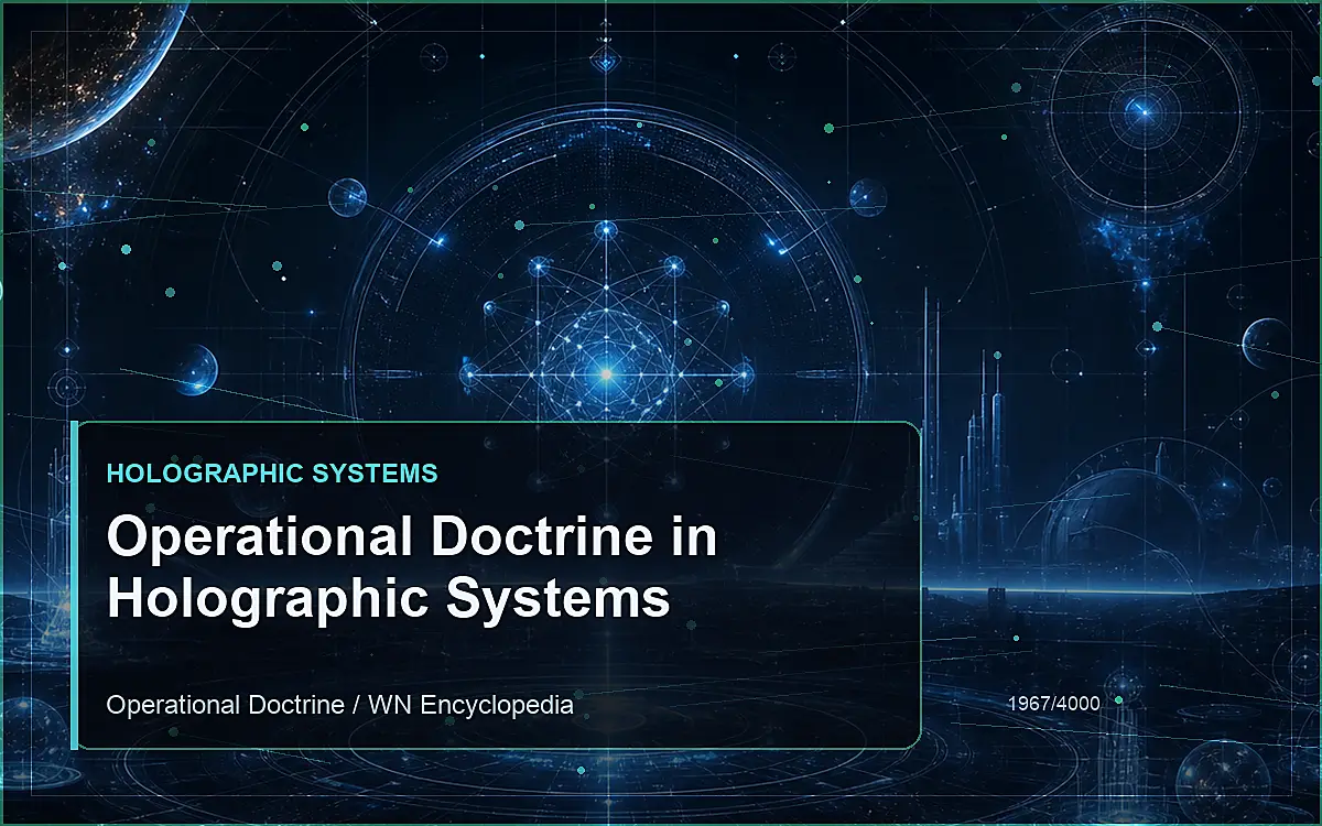 AI-generated encyclopedia reference image for Operational Doctrine in Holographic Systems
